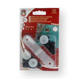 Кнопки рубашечные "Dominant" металл с метал. верхом 16 (1213-060 №2) "KOH-I-NOOR" d 10.5 мм 15 шт "Атекс" г. Пермь