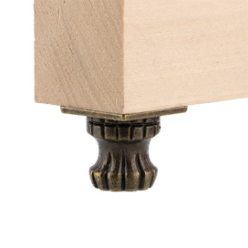 "Mr. Carving" MMG-020 фурнитура для шкатулок "ножка" 3.4 x 2 см 4 шт "Атекс" г. Пермь