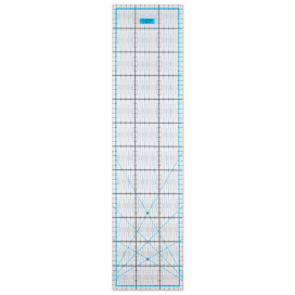 "Gamma" Линейка для пэчворка QRL-05 15x60 см пластик "Атекс" г. Пермь