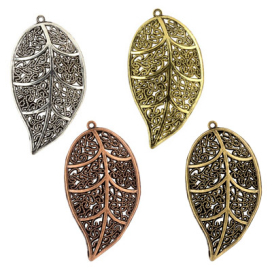 "Zlatka" Подвеска MFP-13 лист 3.3х6 см 3 шт "Атекс" г. Пермь