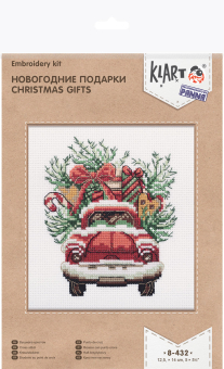 8-432 "Новогодние подарки" 12.5 x 14 см "Атекс" г. Пермь