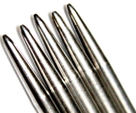 Спицы 5-ти штучные никель 23 см  "Атекс" г. Пермь