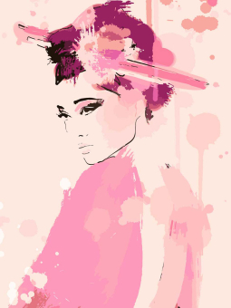 "ФРЕЯ" PNB/C3 Набор для раскрашивания по номерам 40 х 30 см №29 "Девушка из Киото" СК/Уценка "Атекс" г. Пермь