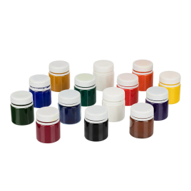 "Аква-колор" Гуашь художественная 14 цв. 40 мл К2214 "Петербургские этюды" , набор 14 банок "Атекс" г. Пермь