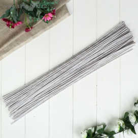 Проволока флористическая "Белая" 60 см сечение 4 мм 10 шт "Атекс" г. Пермь