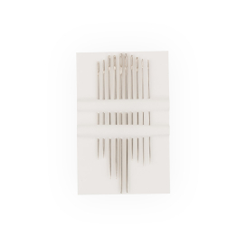 Иглы для шитья ручные "Gamma" NIR-32 набор № 2 для вышивания и штопки 10 шт  "Атекс" г. Пермь