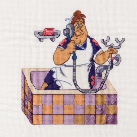 "Klart" набор для вышивания CMF-8-575 "Фрекен Бок" 18 х 16.5 см "Атекс" г. Пермь