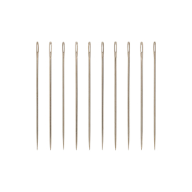 Иглы для шитья ручные "Gamma" NIR-23 № 3 вышивальные 10 шт  "Атекс" г. Пермь