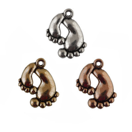 "Zlatka" Подвеска MFP-28 следы 2 шт СК/Распродажа "Атекс" г. Пермь