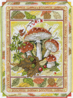 8-098 "Времена года. Осень." 16 x 21 см "Атекс" г. Пермь