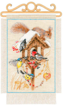 Набор для вышивания "RIOLIS" 1751 "Дача.Зима" 20 х 30 см "Атекс" г. Пермь