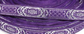 Лента жаккардовая 17 мм С1856 50 м рис.7988 "Атекс" г. Пермь