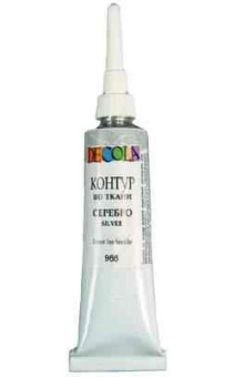 "DECOLA" Краски акриловые по ткани контур 18 мл "Атекс" г. Пермь