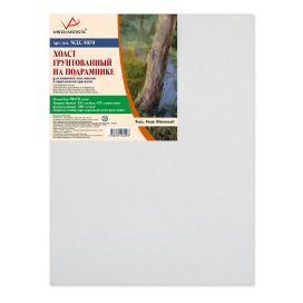 Холст грунтованный на подрамнике "VISTA-ARTISTA" SCLC-5070 55% лён, 45% хлопок 50х70 см 380г/м  "Атекс" г. Пермь