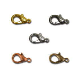 Замок для бус "карабин" малый DM-01 50 шт ± 2 шт "Zlatka" "Атекс" г. Пермь