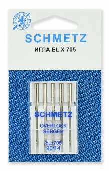 "Schmetz" для плоскошовных машин хромированные CF ELx705 90 5 шт "Атекс" г. Пермь