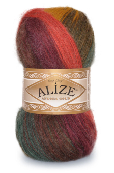 Пряжа ALIZE "ANGORA GOLD BATIK" 20% шерсть,80% акрил "Атекс" г. Пермь