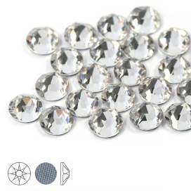 Xirius Стразы термоклеевые 8+8 граней SS10 (2,7-2,9 мм) HF10-1.100 Crystal белый 100шт "Атекс" г. Пермь