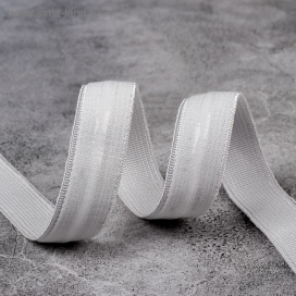 Лента эластичная с силиконом 15 мм 10 ± 1 м белый "Атекс" г. Пермь