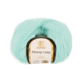 Пряжа Камтекс "Мохер Голд" 60% мохер, 20% хлопок, 20% акрил 50 г 250 м "Атекс" г. Пермь