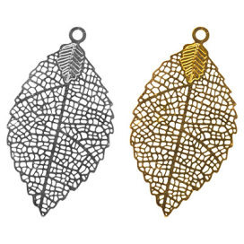 Филигранные элементы FDP-020 лист 5.4x3 см 2 шт "Атекс" г. Пермь