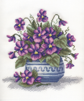 Ц-1343 "Букет фиалок" "Атекс" г. Пермь