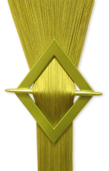 Подхват для штор пластик плоский "ромб" 11х14 см 2 шт "Атекс" г. Пермь