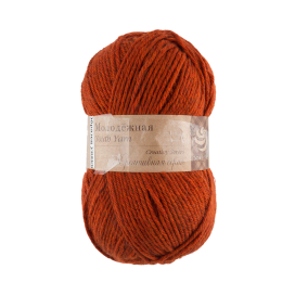 Пряжа Пехорская "Молодежная" 91% акрил, 9% полиамид, 200 г, 280 м ± 14 м "Атекс" г. Пермь
