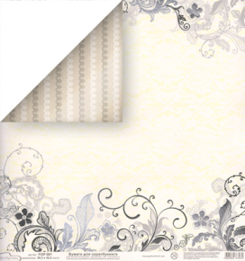 "Mr. Painter" Бумага для скрапбукинга FOP 30.5х30.5 см 2 шт "Атекс" г. Пермь