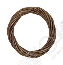 Венок из лозы декоративный d 150 мм S 20 мм  "Атекс" г. Пермь