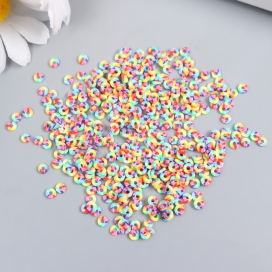 Бусины PVC "Колечки" 10 х 4 х 4 мм "Атекс" г. Пермь