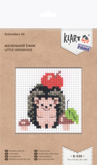 8-330 "Маленький ёжик" 9.5 x 9.5 см "Атекс" г. Пермь