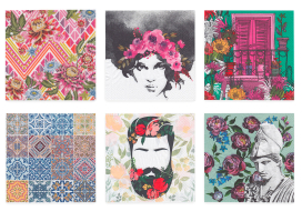 "Love2art" Салфетки бумажные ассорти SDP №0221-04 33 x 33 6 шт "Дух южных странствий" "Атекс" г. Пермь