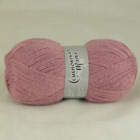 Pups (Пупс) 55% акрил, 25% вискоза, 20% шерсть тонкая 100 г 520 м "Атекс" г. Пермь