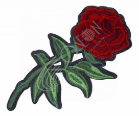 Термоаппликация H 0571 150 х 140 х 80 мм "Цветок" красный "Атекс" г. Пермь