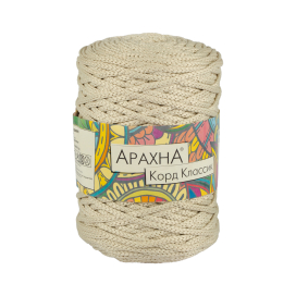 Пряжа ARACHNA "Cord Classic" 100% полиэфир 200г ± 10г 100м ± 5м "Атекс" г. Пермь
