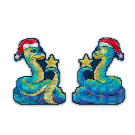 Р-1141 "Змейка на удачу" 11 х 9 см "Атекс" г. Пермь