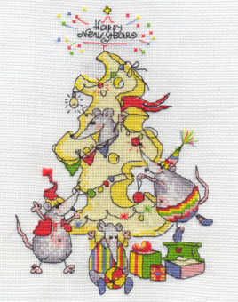 ВК-0589 "Новогоднее угощение" 16.7x22.5 см "Атекс" г. Пермь