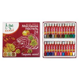 "KANZY" пастель масляная набор 24 цв. "Атекс" г. Пермь