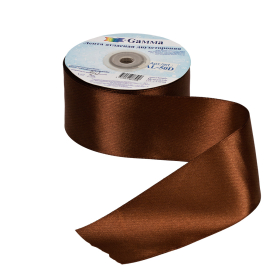 Лента атласная 50 мм ( 2 ") "Gamma" AL-50D двухстор. 33 м ± 2 м "Атекс" г. Пермь