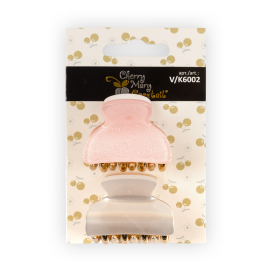 "CHERRY MARY" V/K6002 Набор заколок "Краб" для волос 2 шт "Атекс" г. Пермь