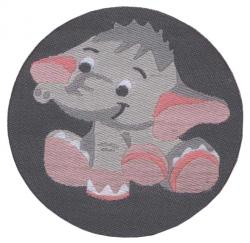 Жаккардовая нашивка Слоненок WL37 "Атекс" г. Пермь