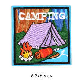 Термоаппликации TBY-2217 Camping 6,2х6,4см "Атекс" г. Пермь