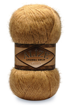 Пряжа ALIZE "ANGORA GOLD SIMLI" 10% ангора, 5% металлик, 75% акрил "Атекс" г. Пермь