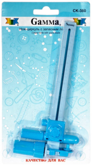 "GAMMA" Нож-циркуль CK-380 в блистере "Атекс" г. Пермь