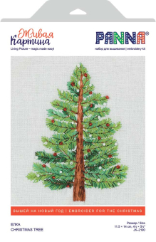 "Живая картина" JK-2190 "Елка" 11,5 x 14,0 см "Атекс" г. Пермь