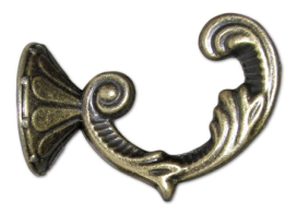 Крючок для шторных прихватов 48 мм 2 шт "Атекс" г. Пермь