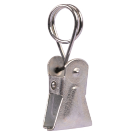 Зажим с "пуклей" металл С-20 10 шт никель "Атекс" г. Пермь