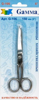 Ножницы "Gamma" G-106 хозяйственные в блистере 150мм "Атекс" г. Пермь