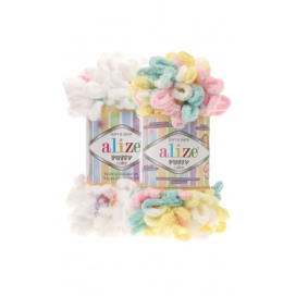 Пряжа ALIZE "PUFFY color" 100% микрополистэр "Атекс" г. Пермь